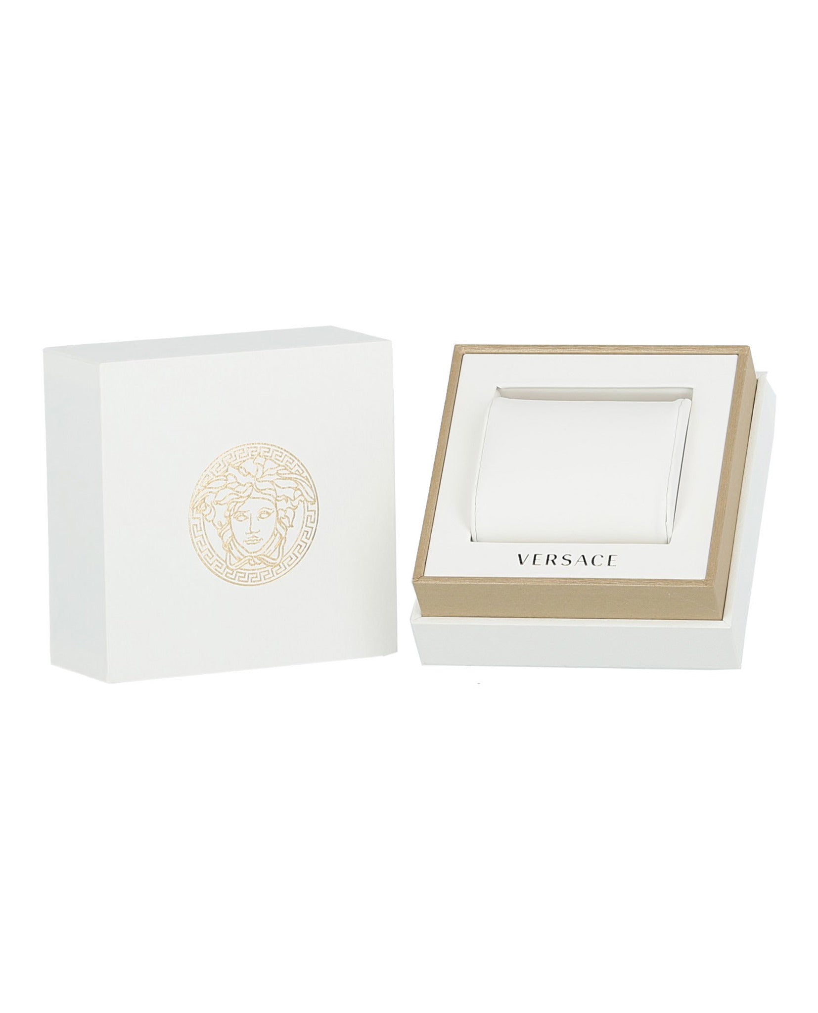 Medusa Lock Icon Leather Watch