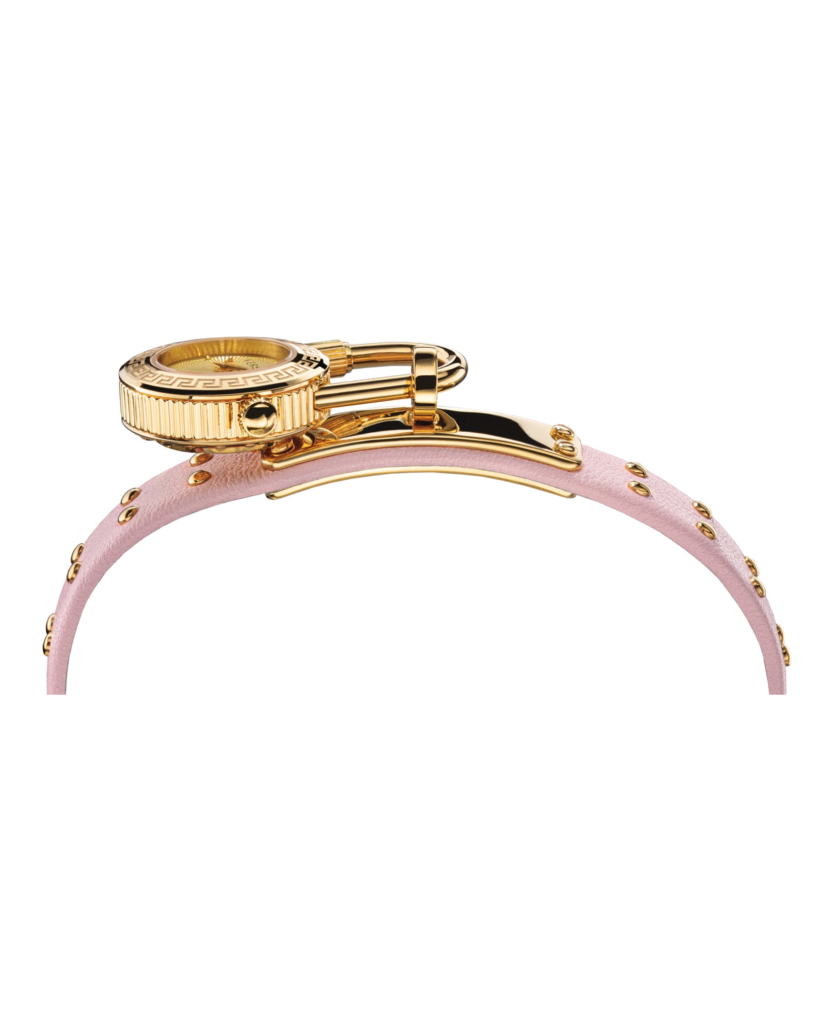 Medusa Lock Icon Leather Watch