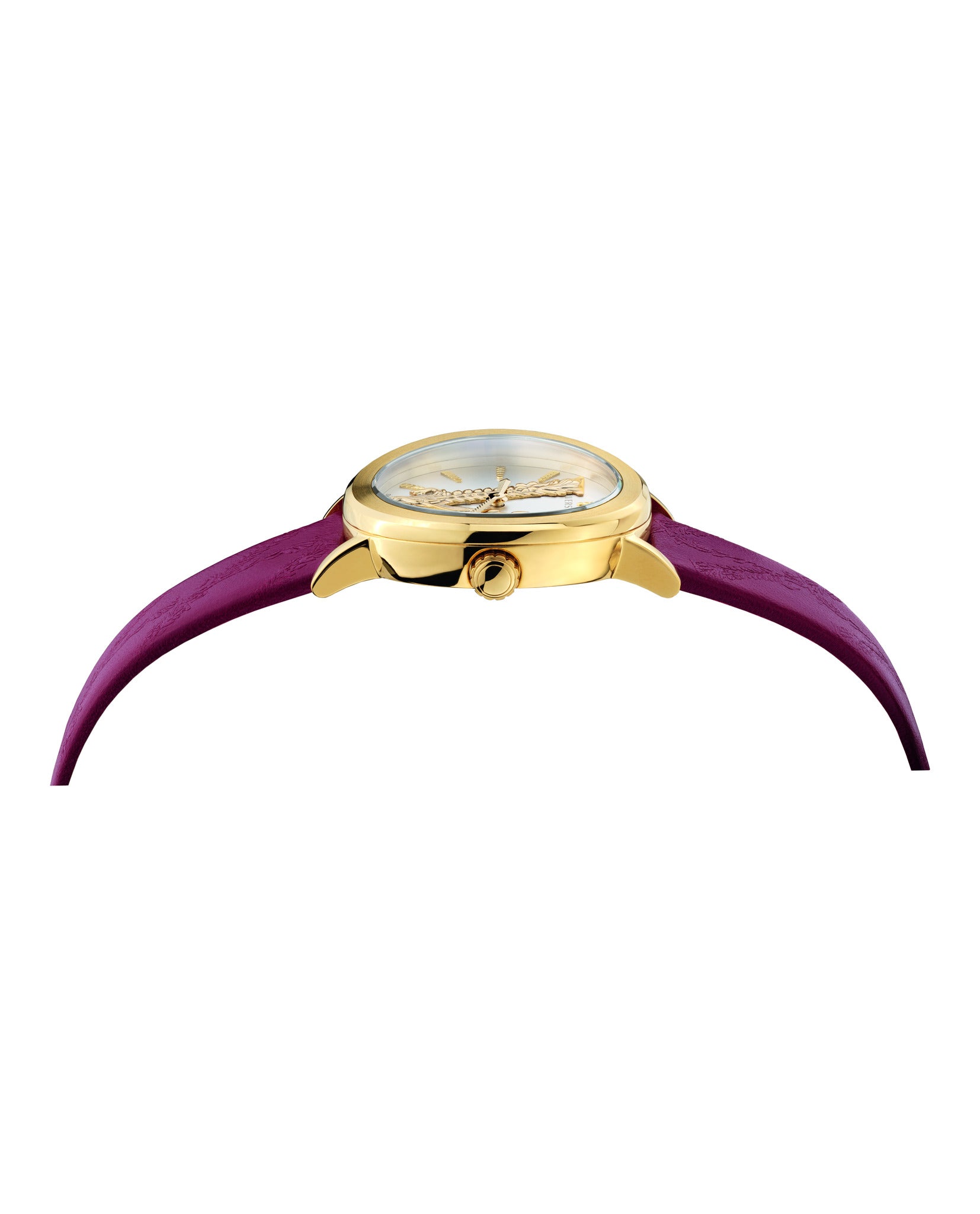 Versace Virtus Leather Watch