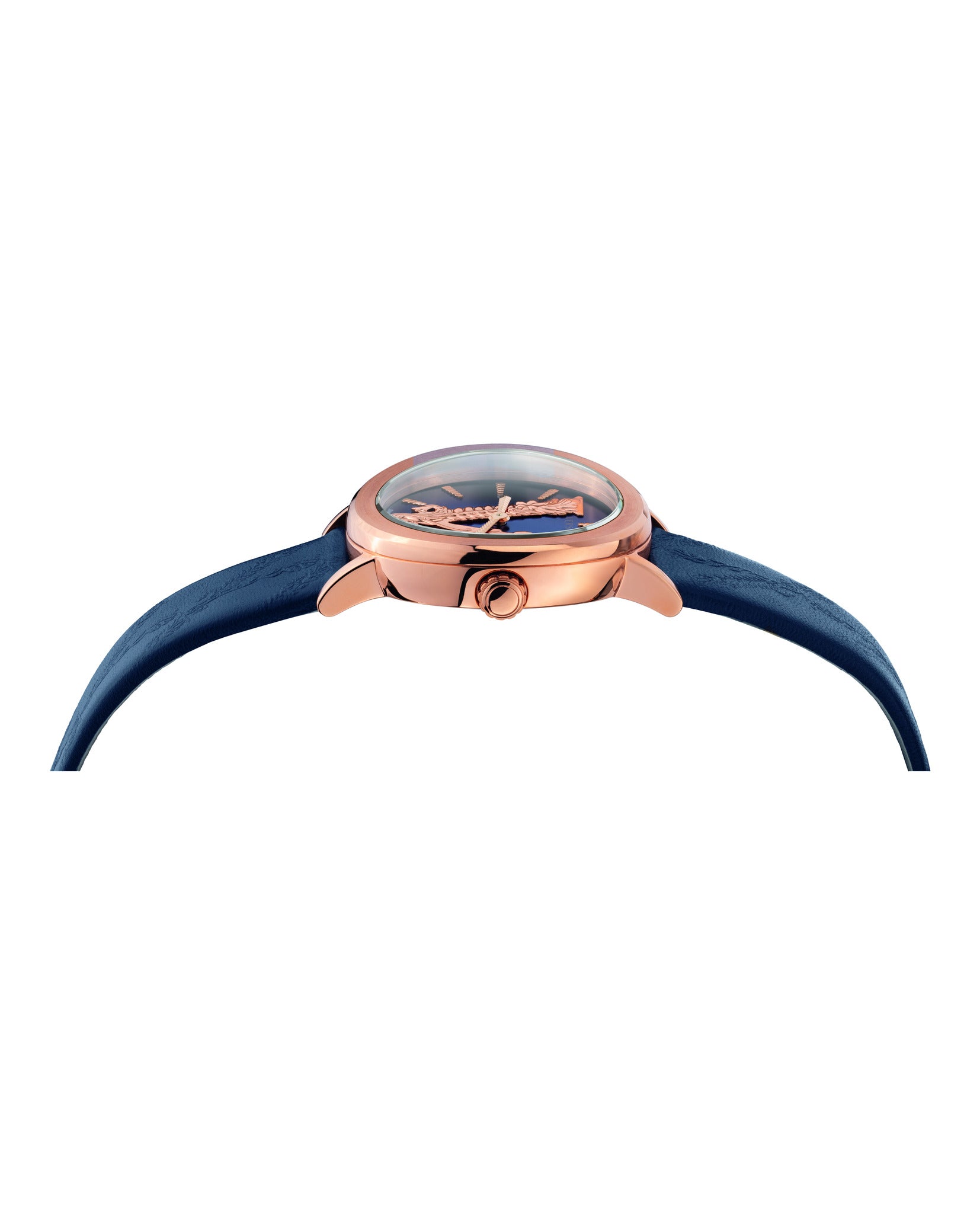 Versace Virtus Leather Watch