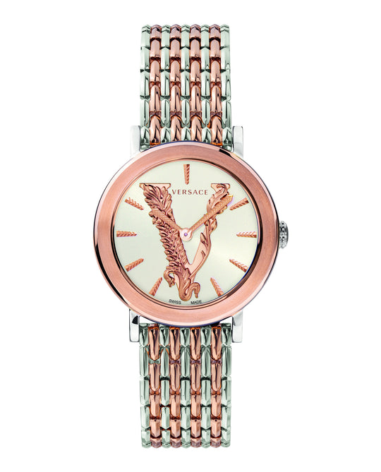 Versace Virtus Stainless Steel Watch