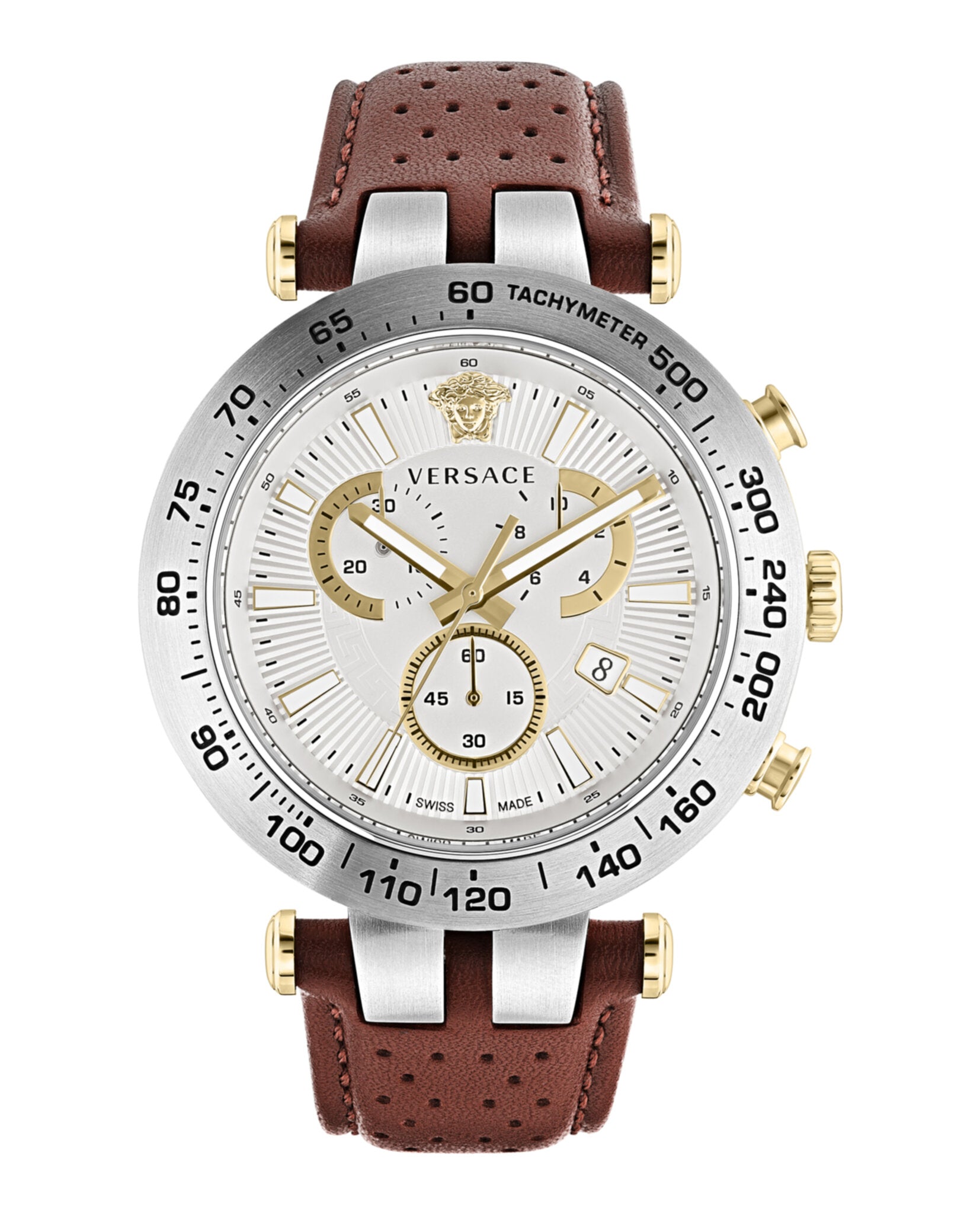 Bold Chrono Leather Watch