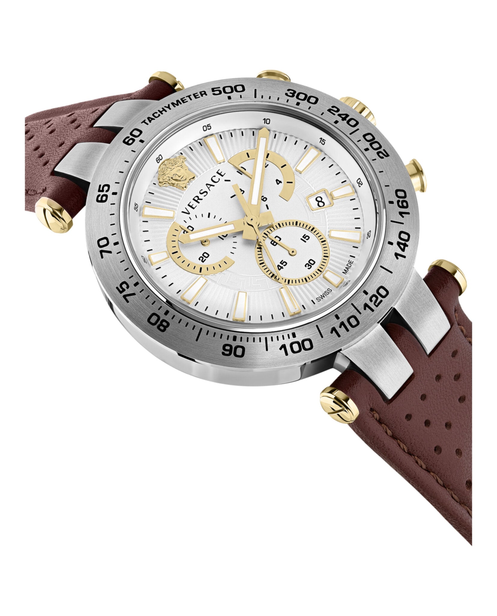 Bold Chrono Leather Watch