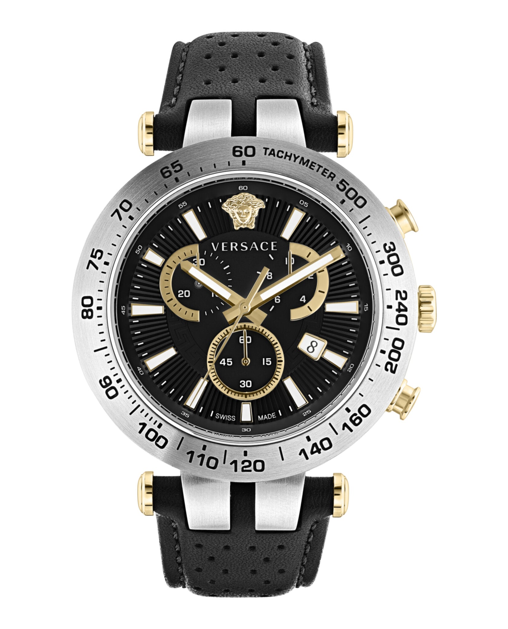 Bold Chrono Leather Watch
