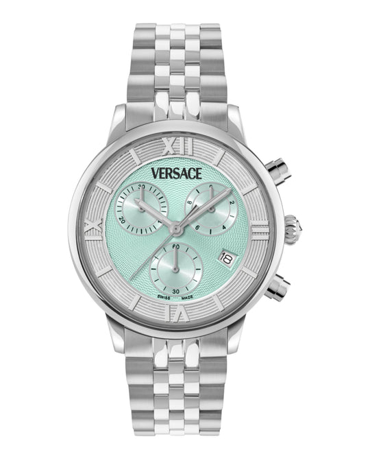 Classic Round Chrono Bracelet Watch