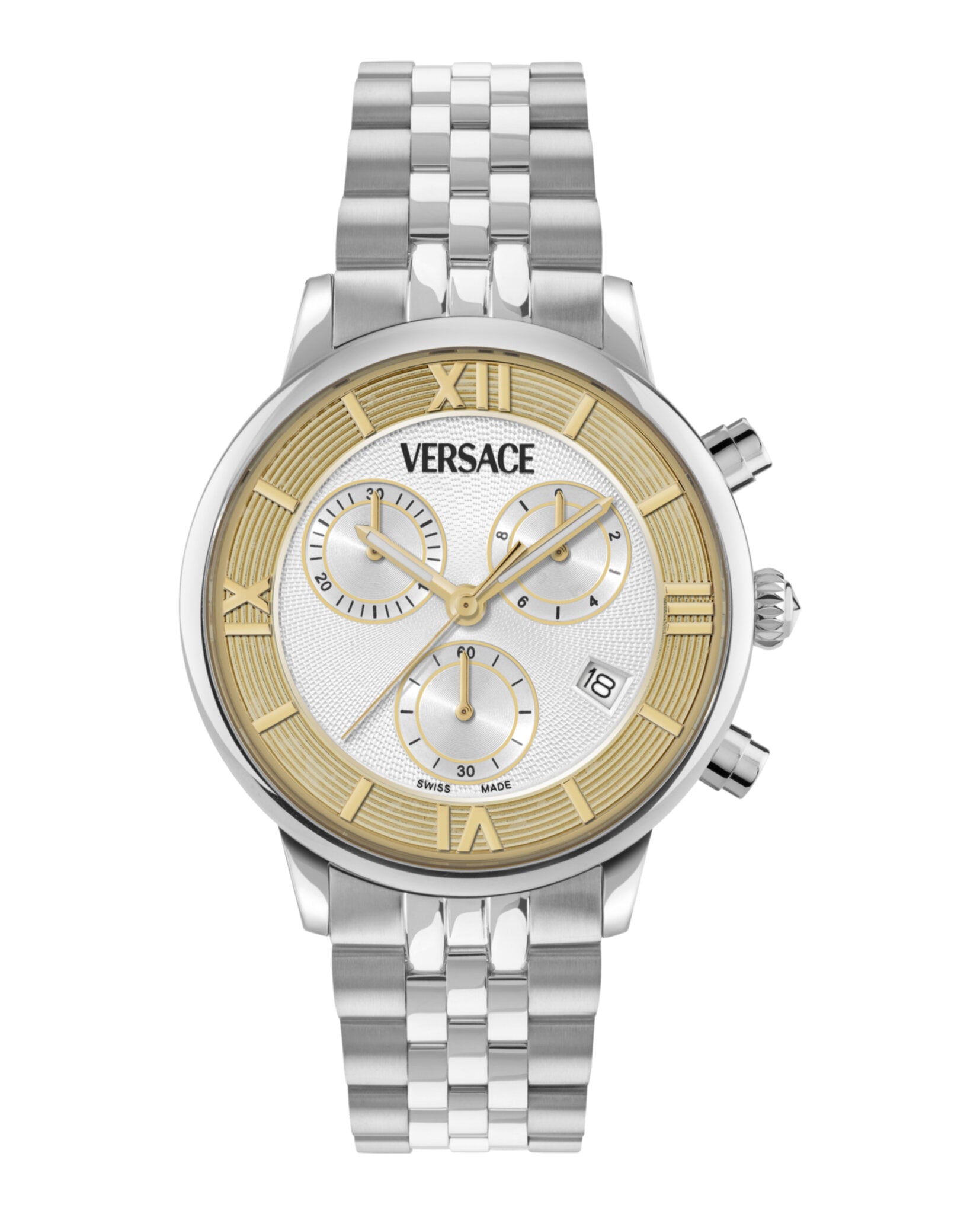 Classic Round Chrono Bracelet Watch