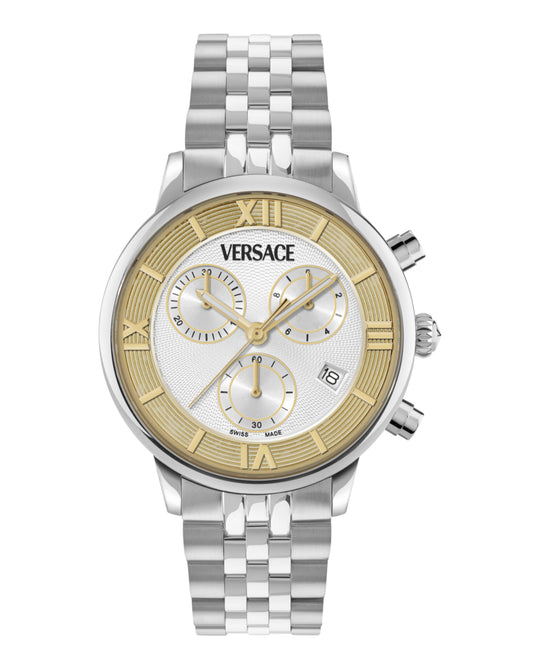 Classic Round Chrono Bracelet Watch