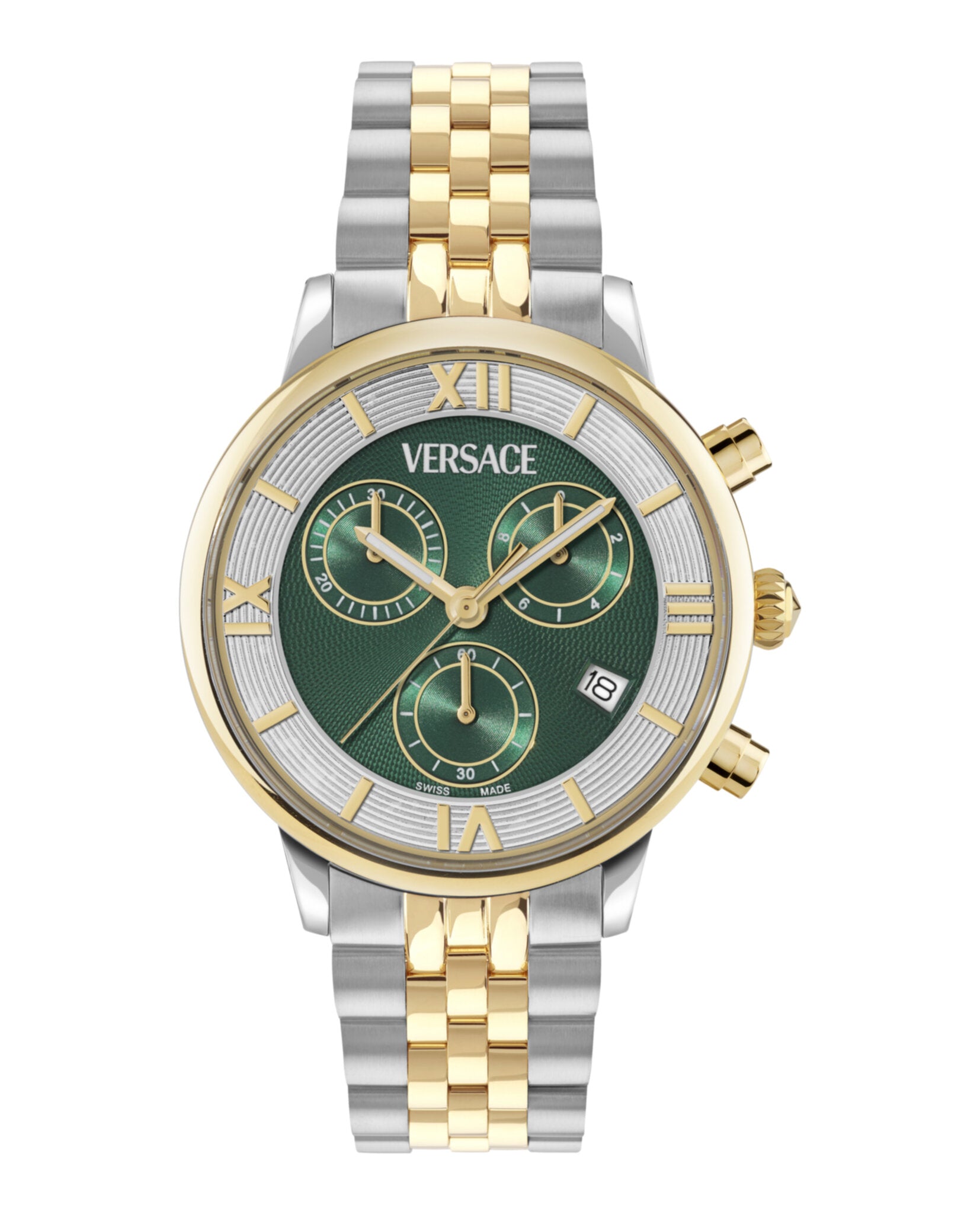 Classic Round Chrono Bracelet Watch