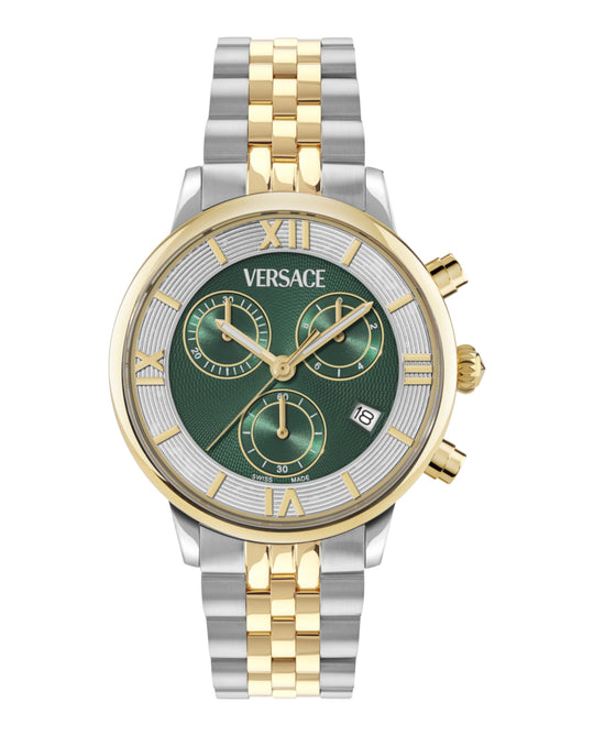 Classic Round Chrono Bracelet Watch