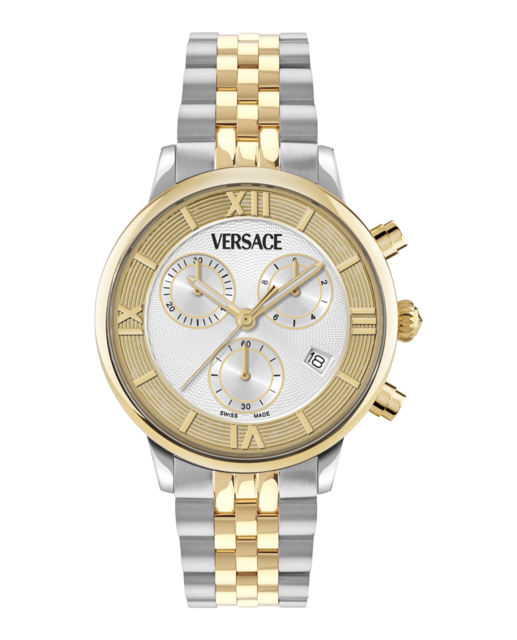 Classic Round Chrono Bracelet Watch