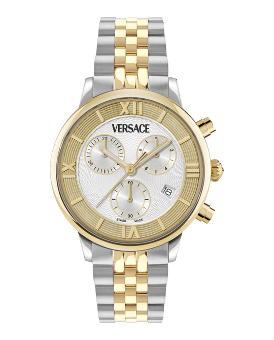 Classic Round Chrono Bracelet Watch