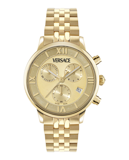 Classic Round Chrono Bracelet Watch