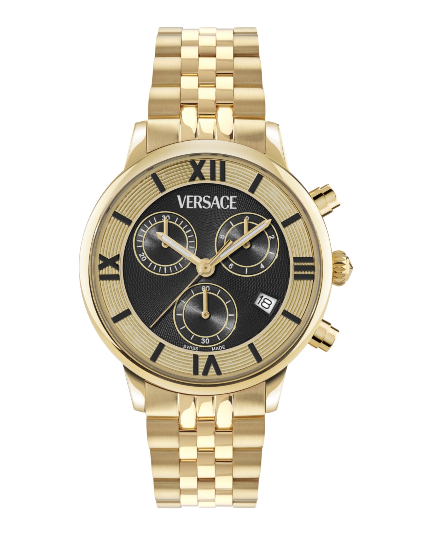 Classic Round Chrono Bracelet Watch