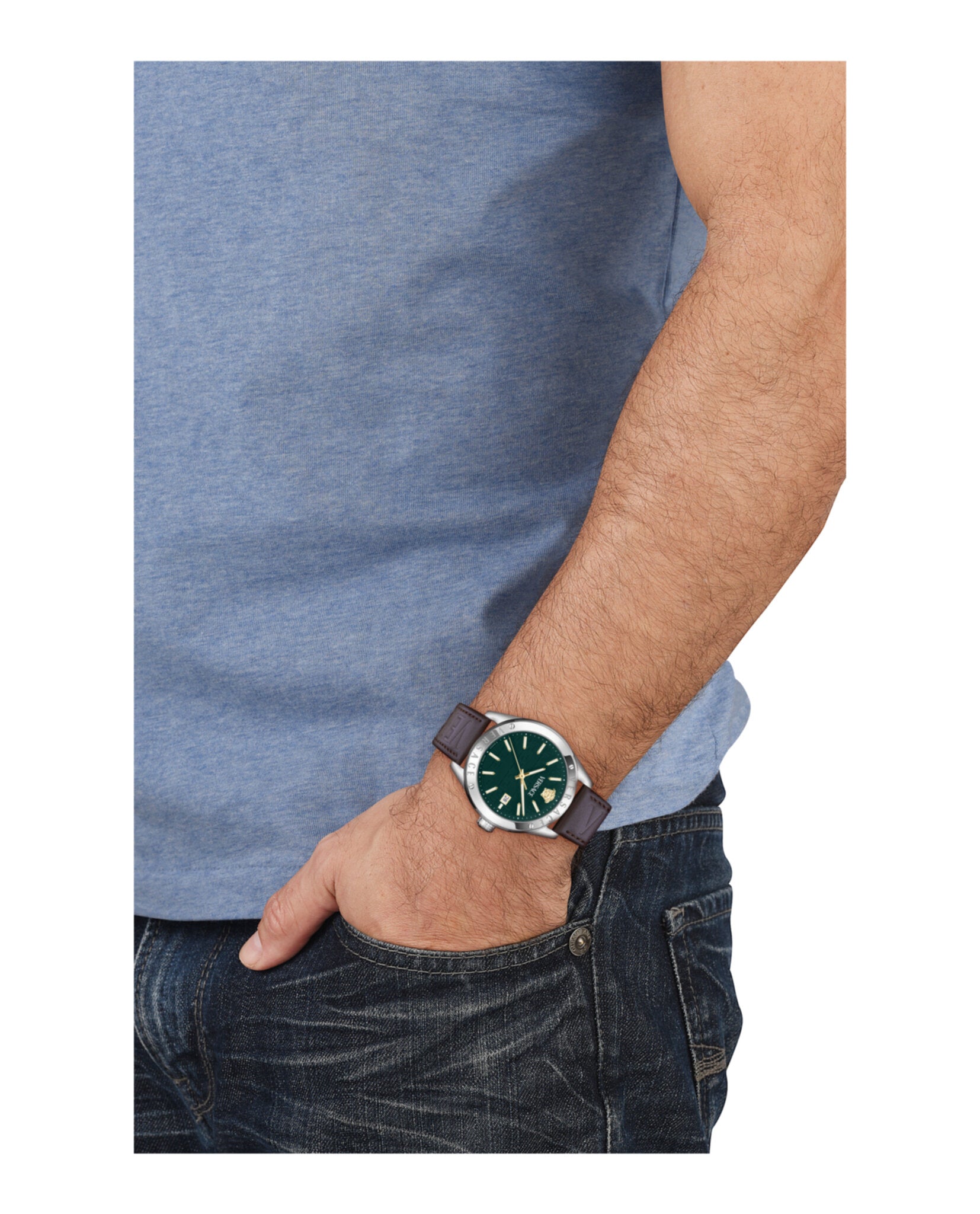 Athletic Leather Watch