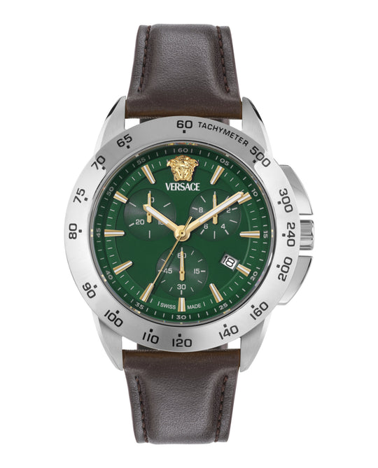 V-Sport Chrono Leather Watch