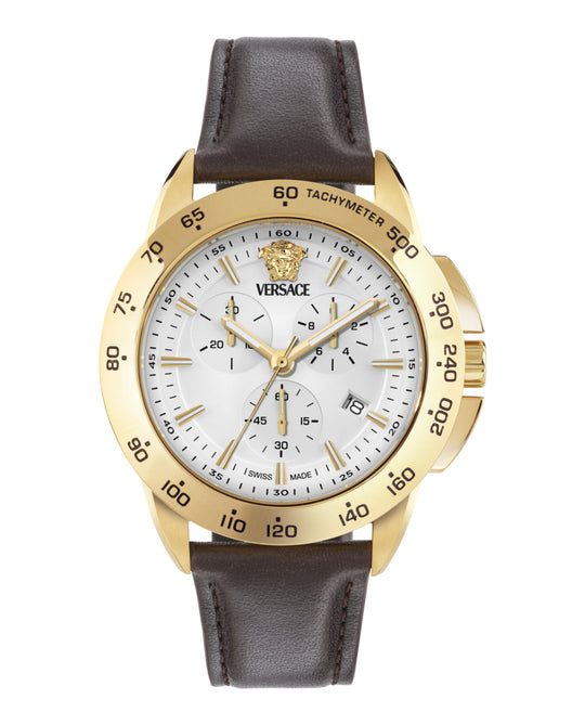 V-Sport Chrono Leather Watch