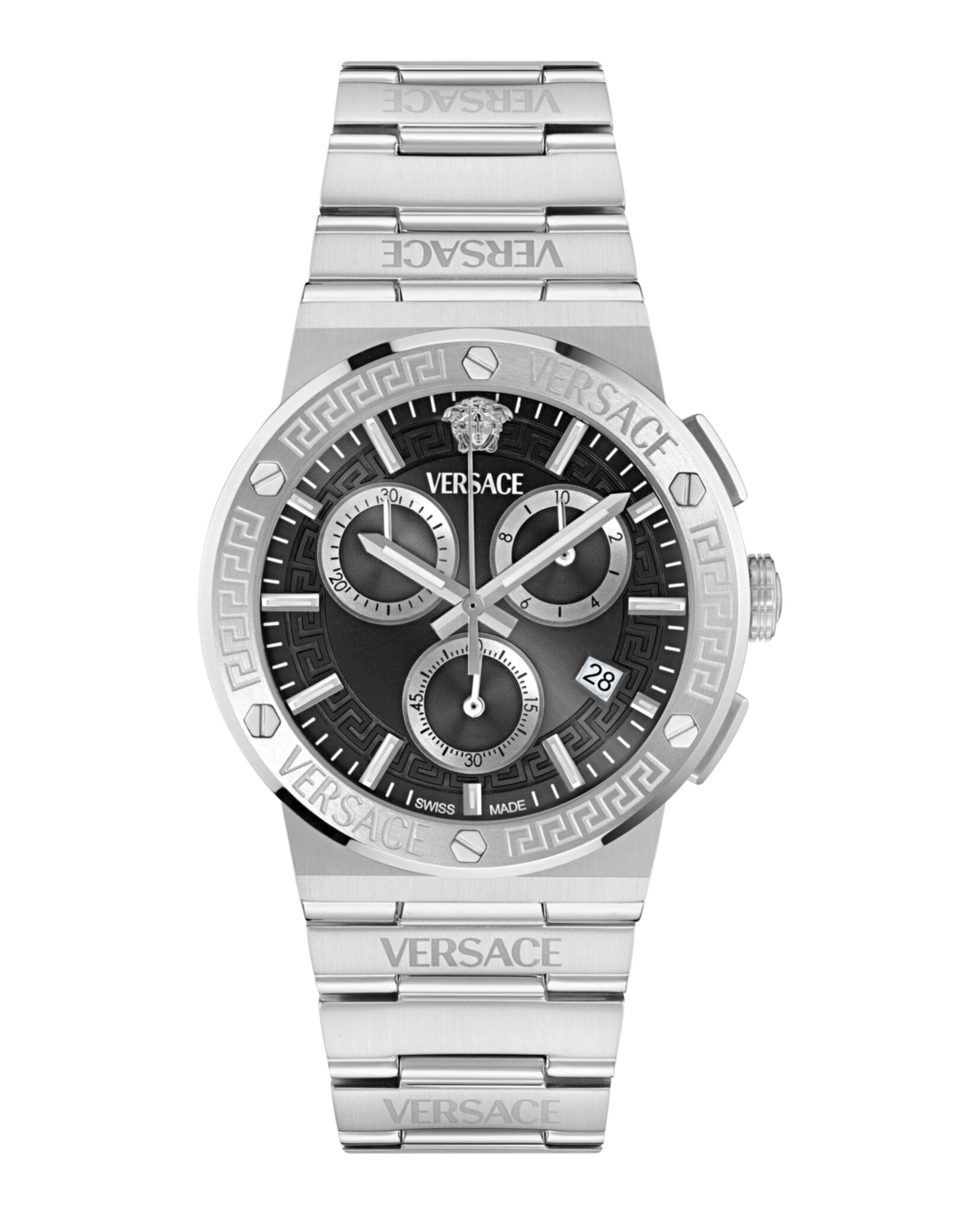 Greca Logo Chrono Bracelet Watch