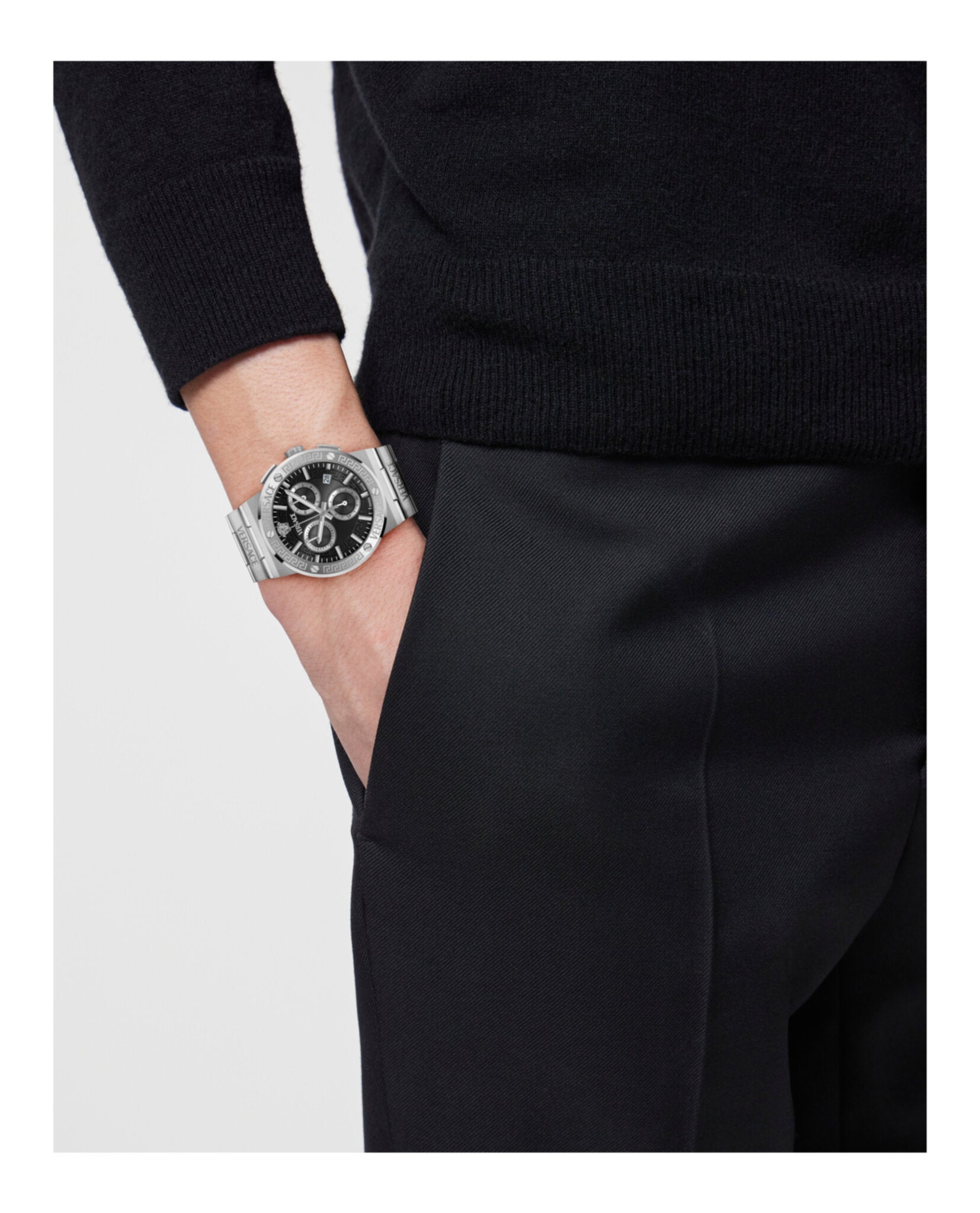 Greca Logo Chrono Bracelet Watch