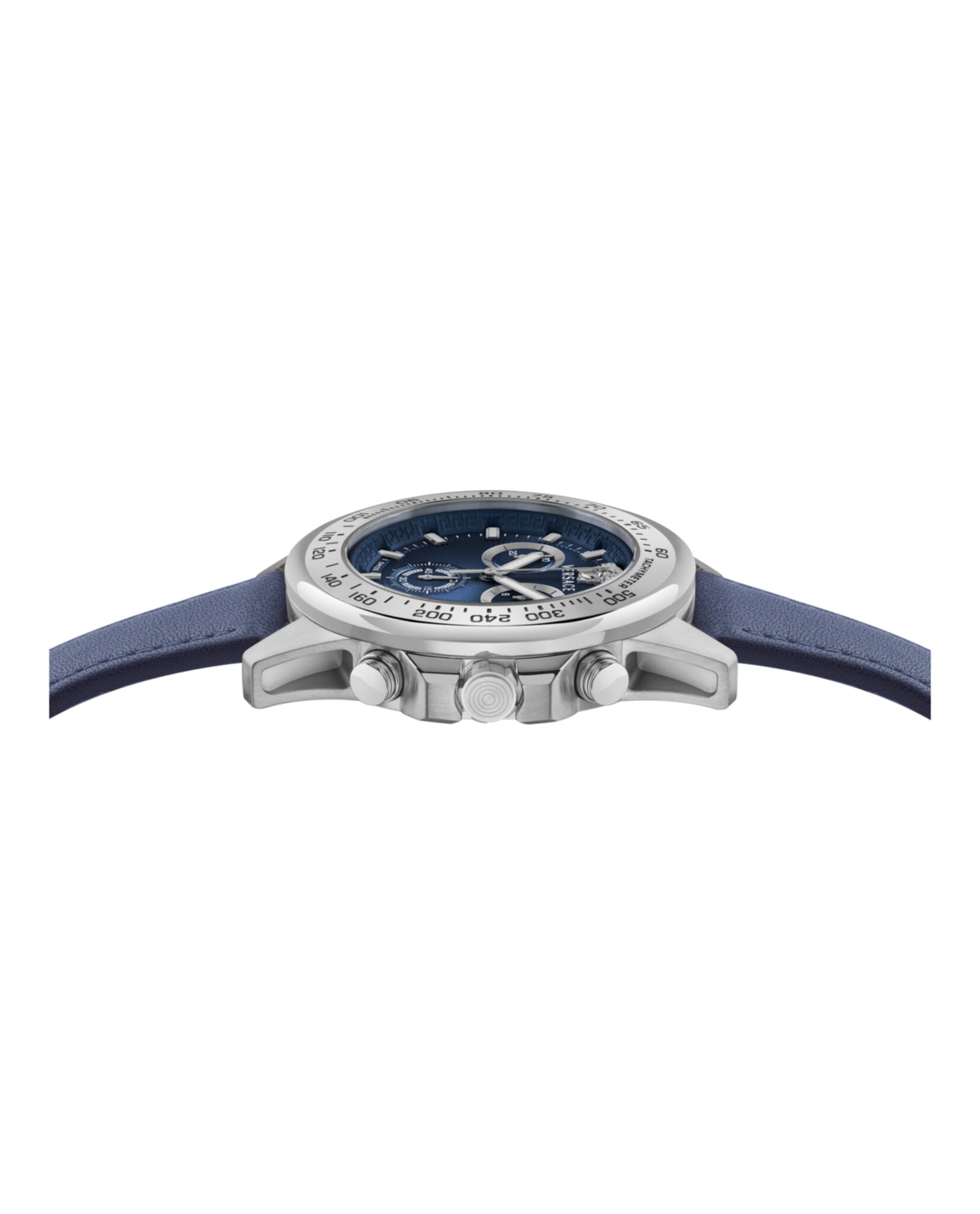 Greca Action Chrono Leather Watch