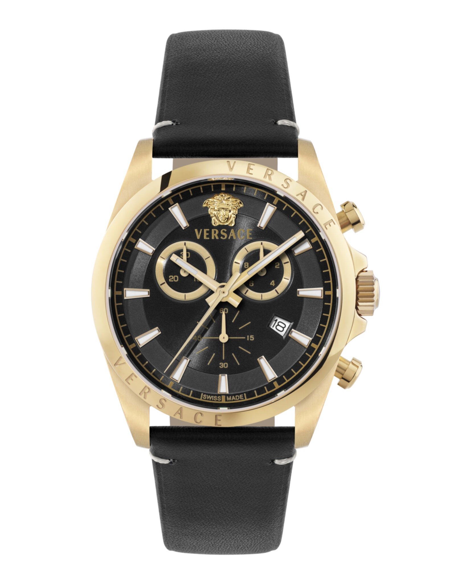 Anteo Chrono Leather Watch