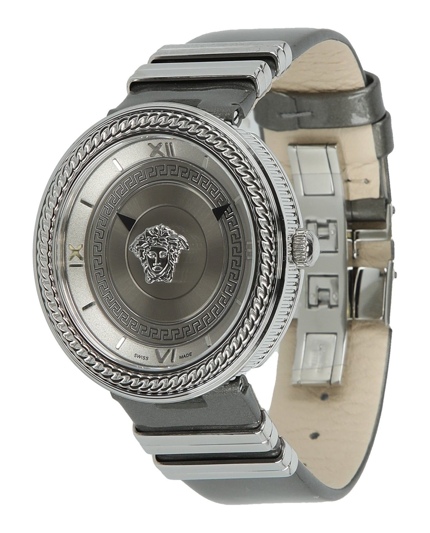 V-Metal Icon Leather Watch