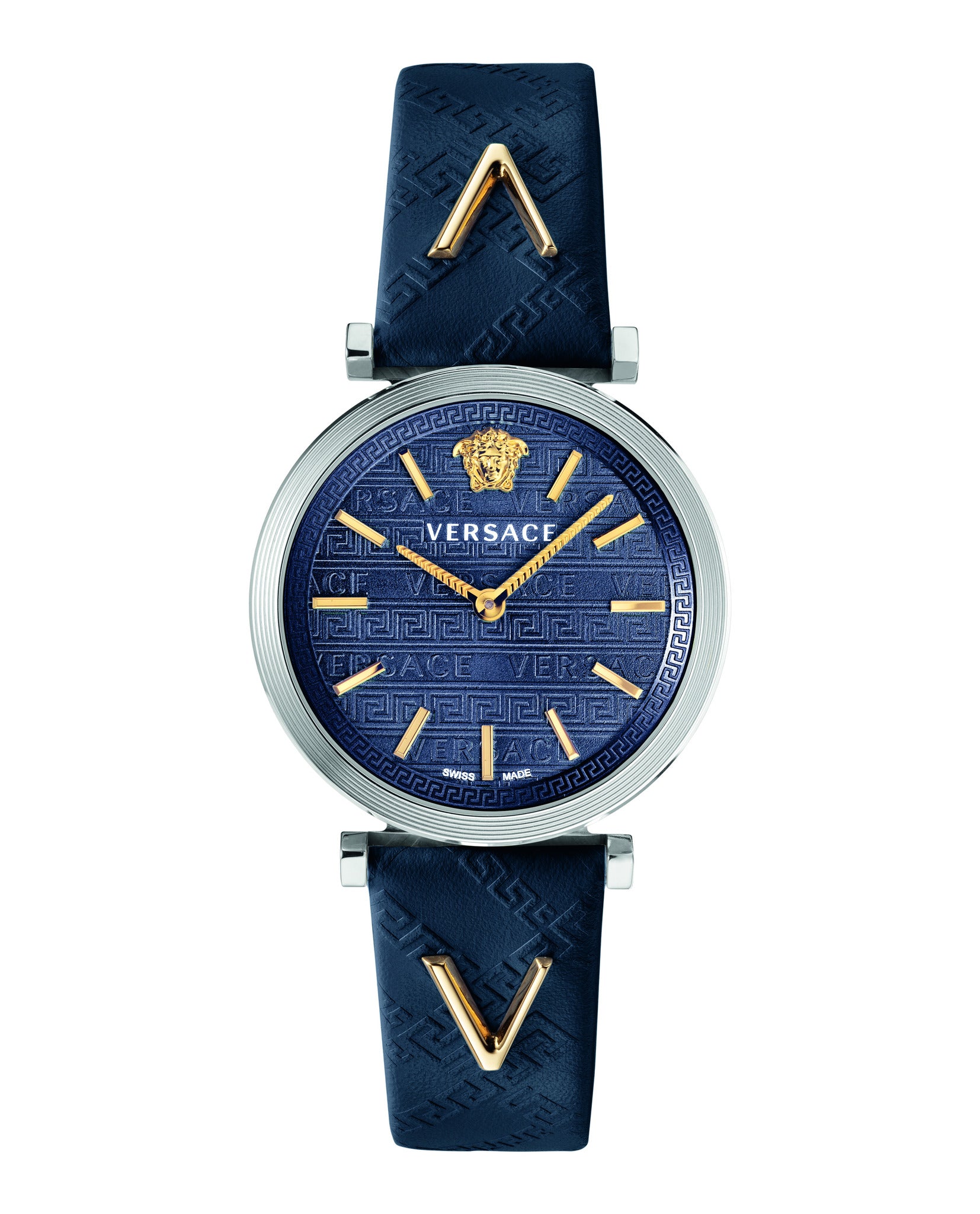 V-Twist Leather Watch