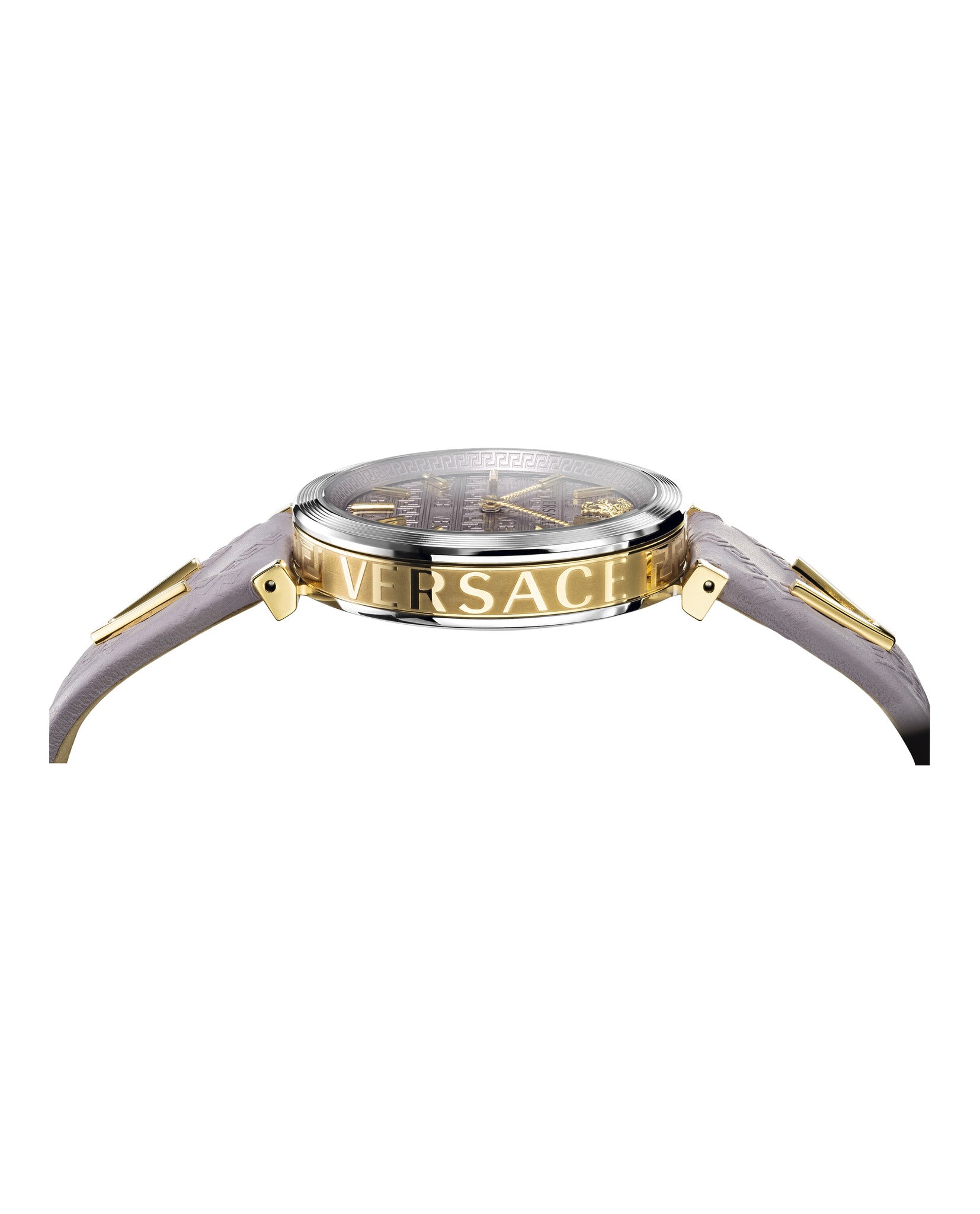 V-Twist Leather Watch