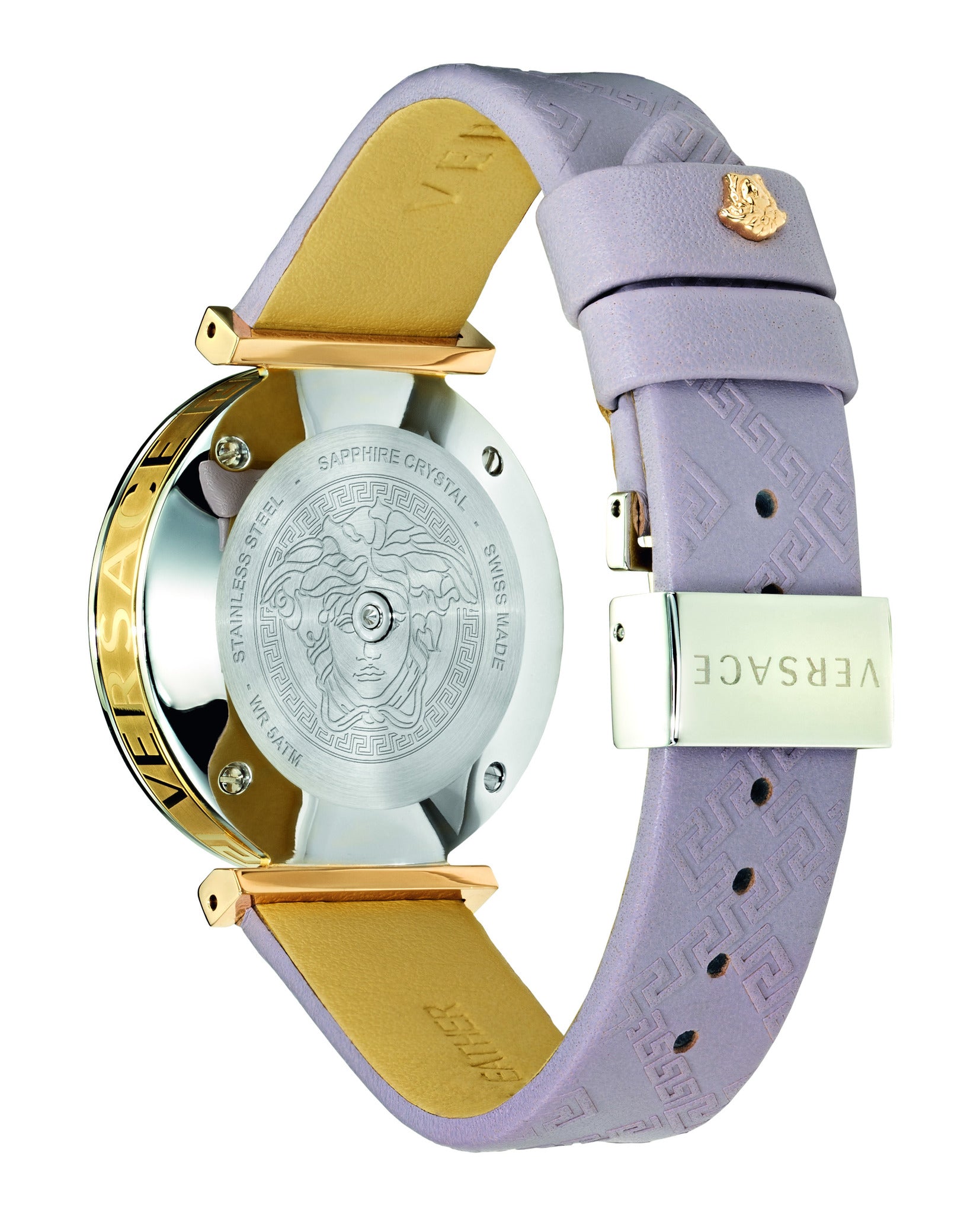 V-Twist Leather Watch
