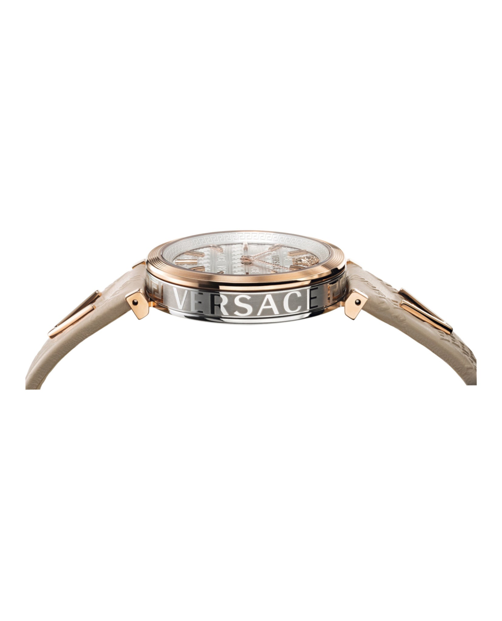 V-Twist Leather Watch