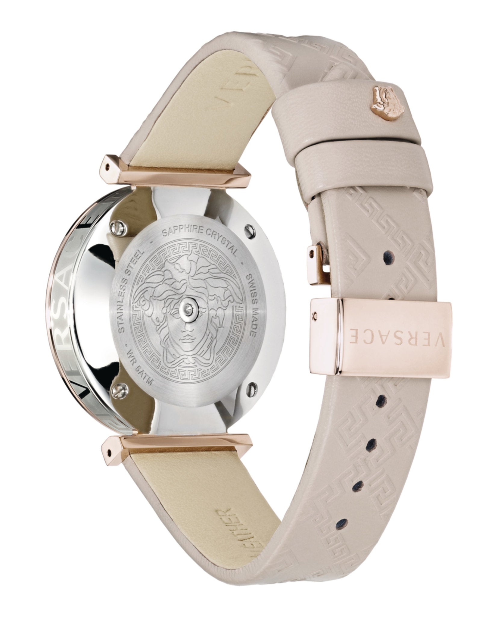 V-Twist Leather Watch