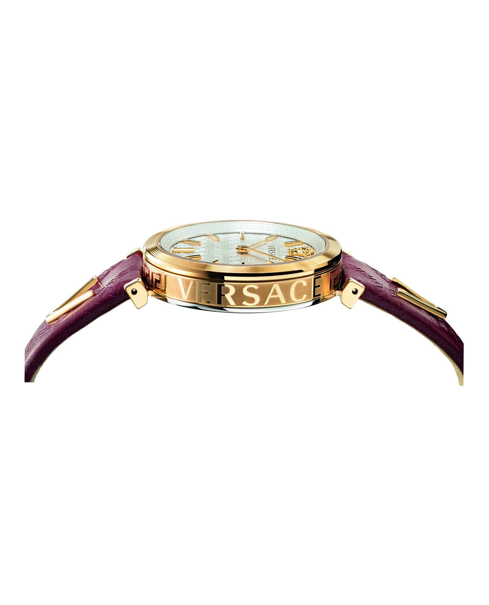 V-Twist Leather Watch
