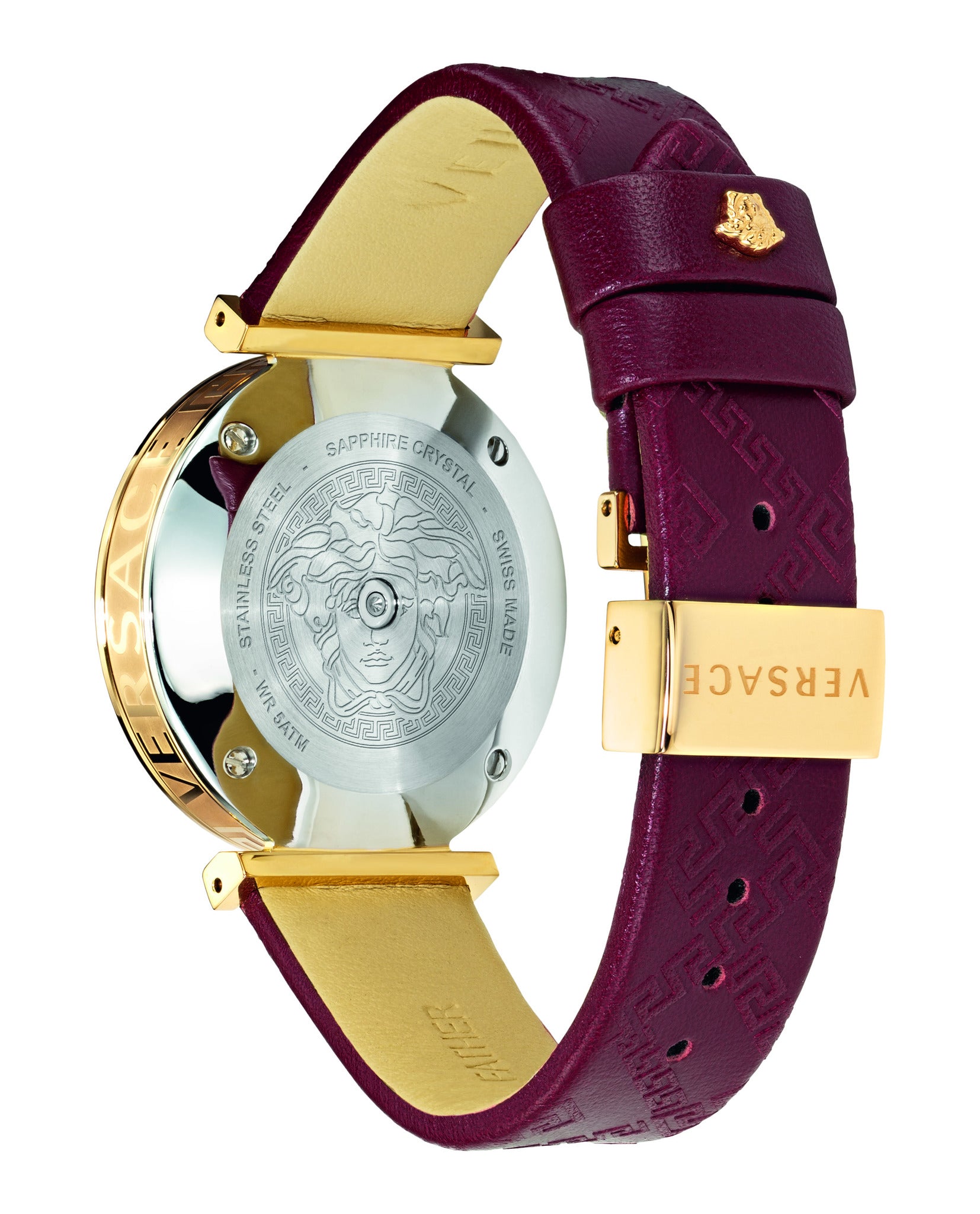V-Twist Leather Watch