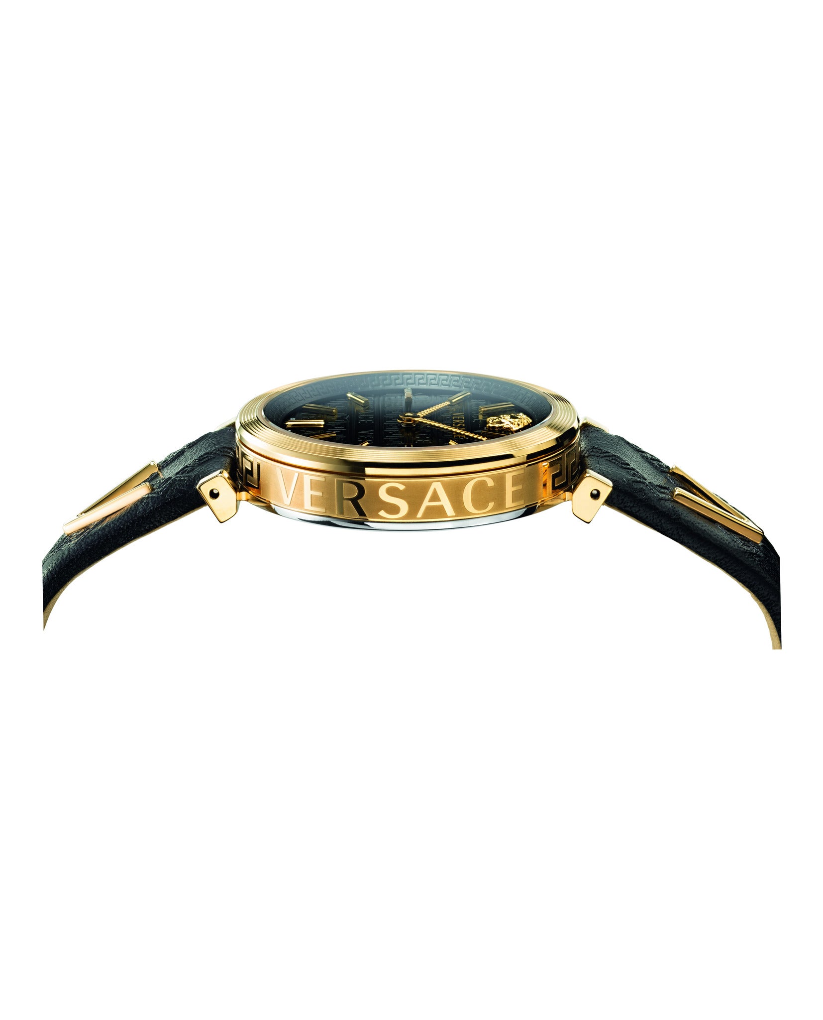 V-Twist Leather Watch