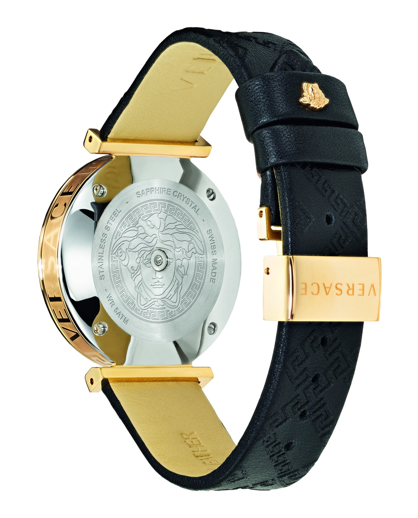 V-Twist Leather Watch