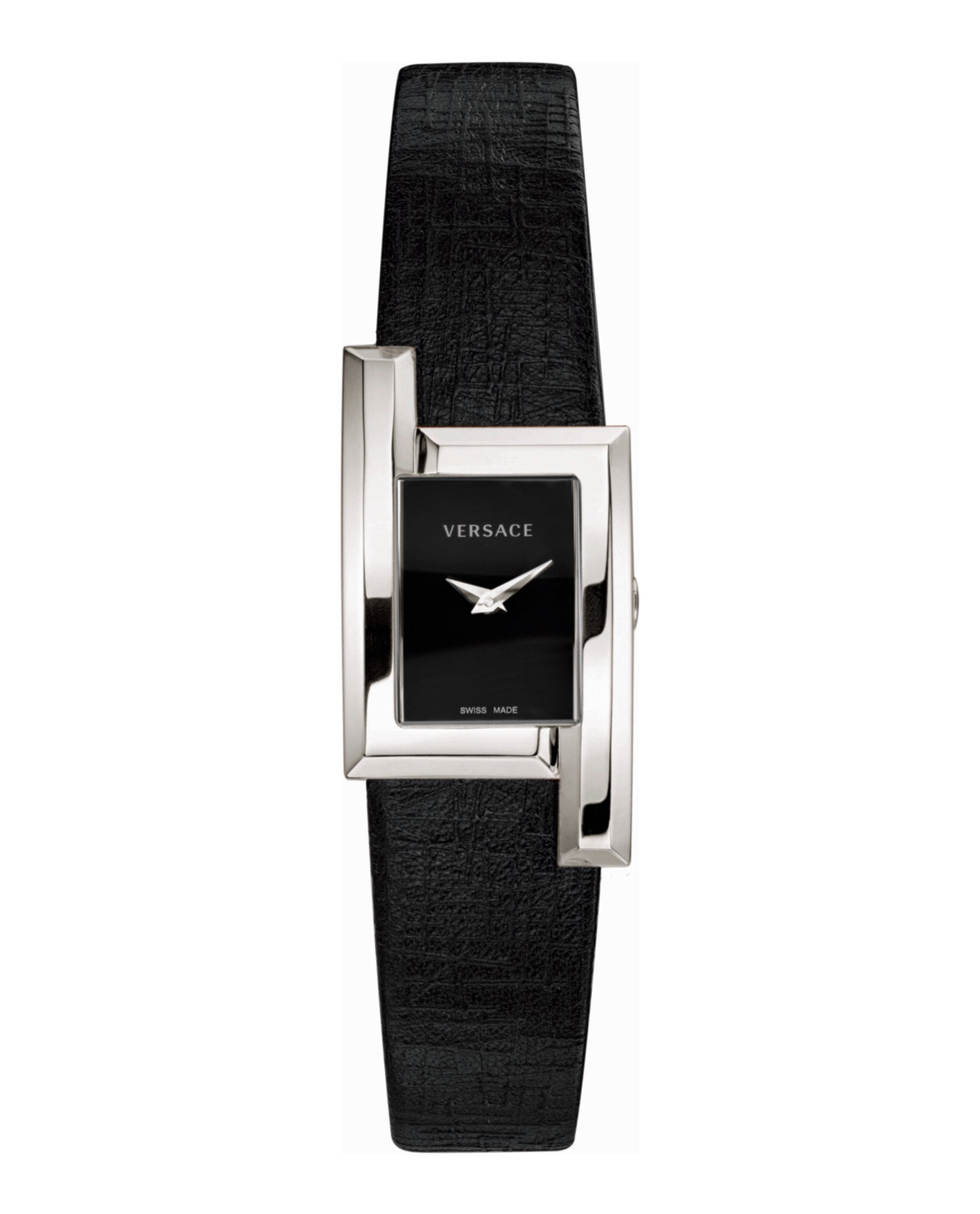 Greca Icon Leather Watch