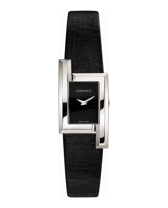 Greca Icon Leather Watch