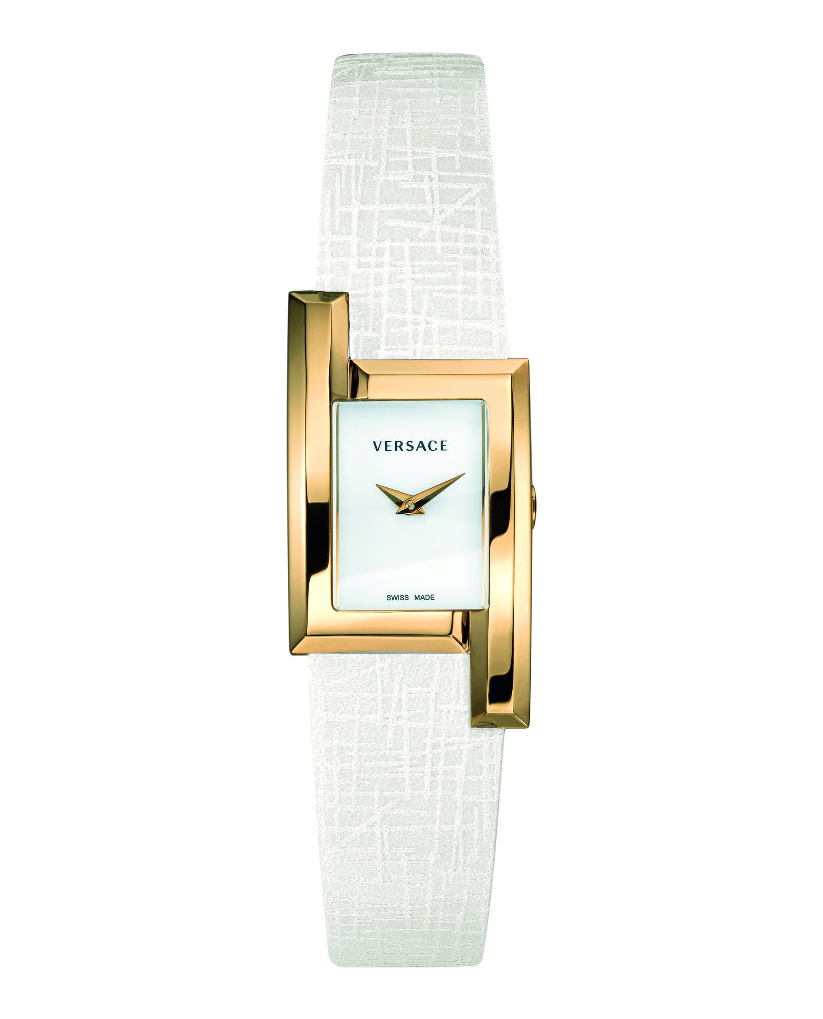 Greca Icon Leather Watch