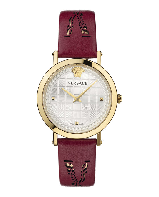 Medusa Chain Leather Watch