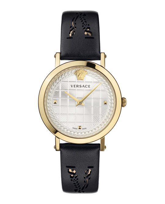 Medusa Chain Leather Watch
