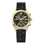 Greca Chrono Leather Watch