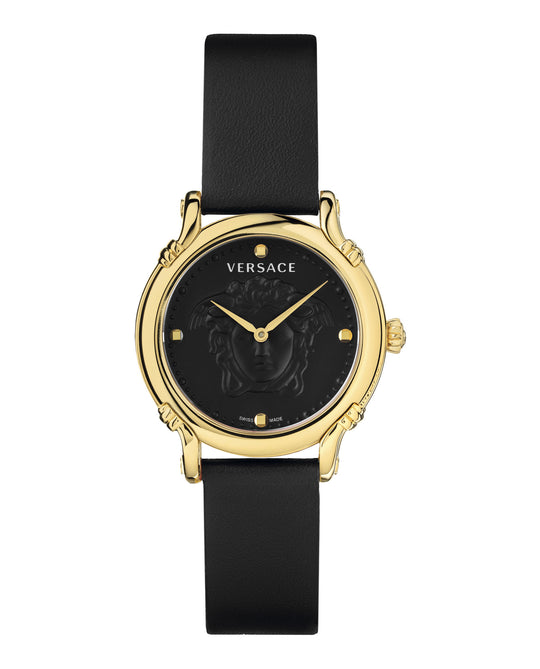 Safety Pin Leather Watch