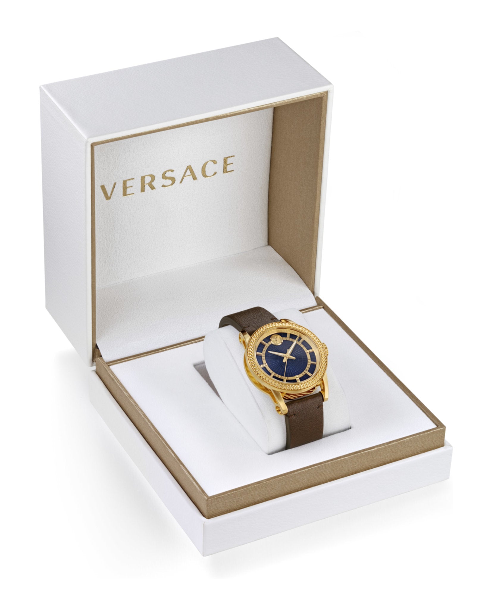 Versace Code Leather  Watch