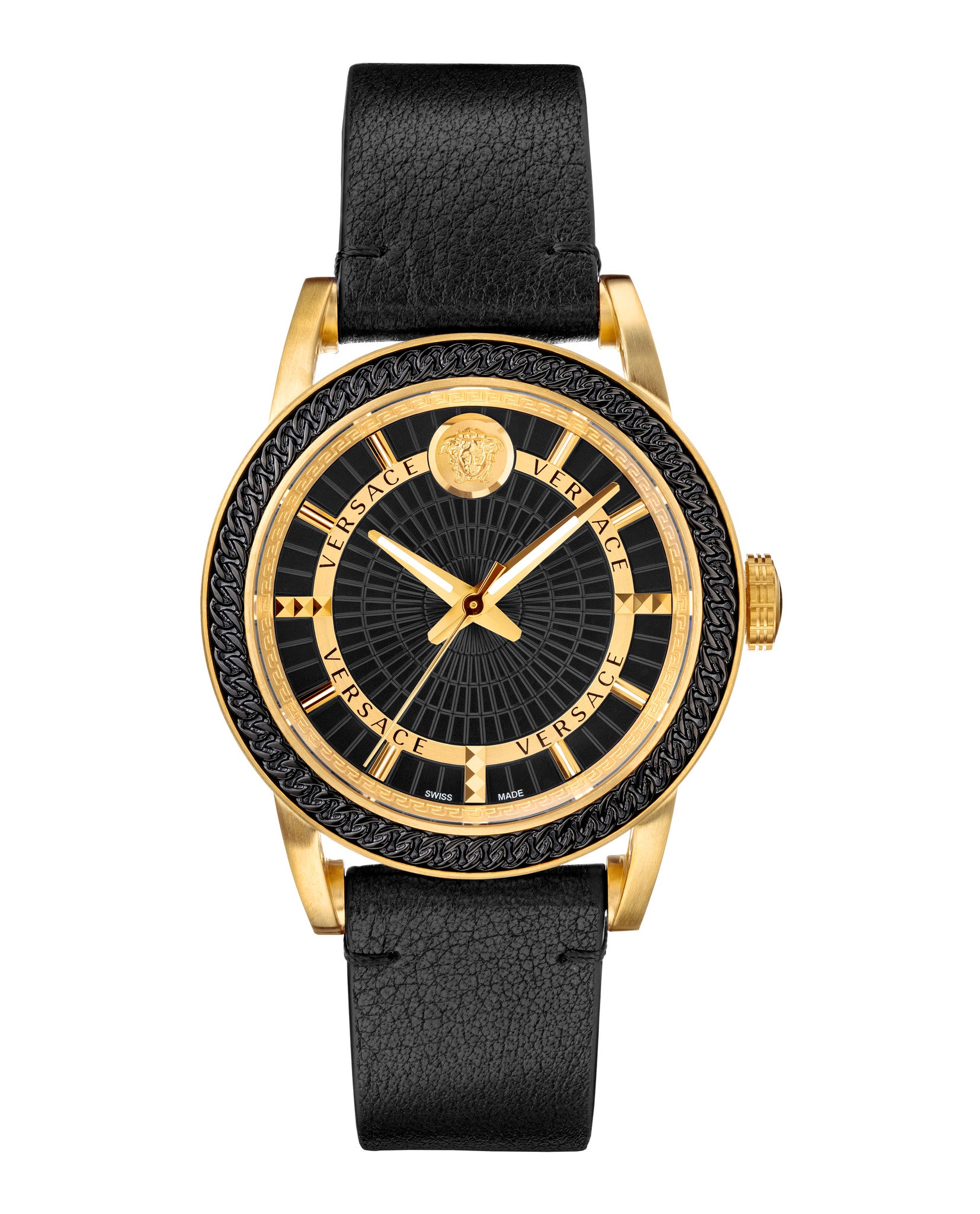 Versace Code Leather  Watch