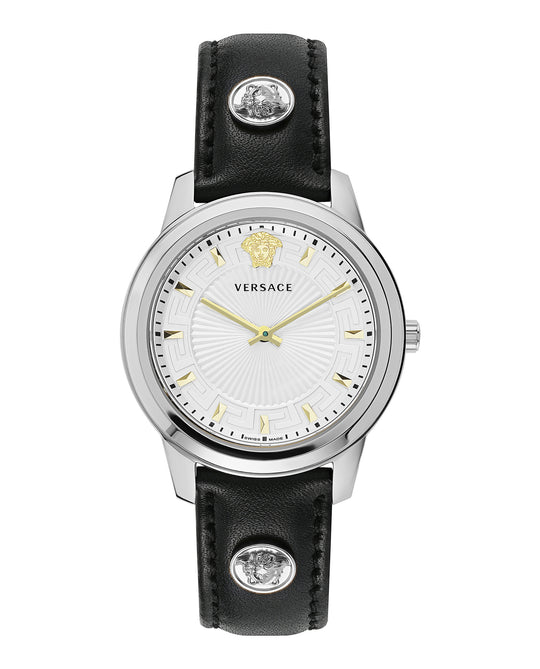 Greca Leather Watch