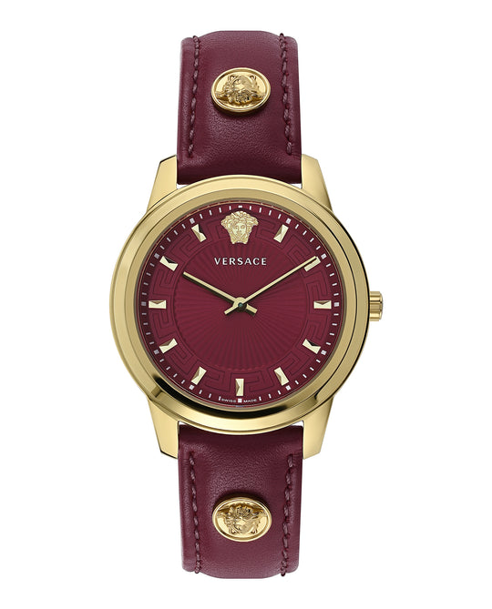 Greca Leather Watch