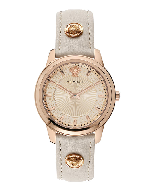 Greca Leather Watch