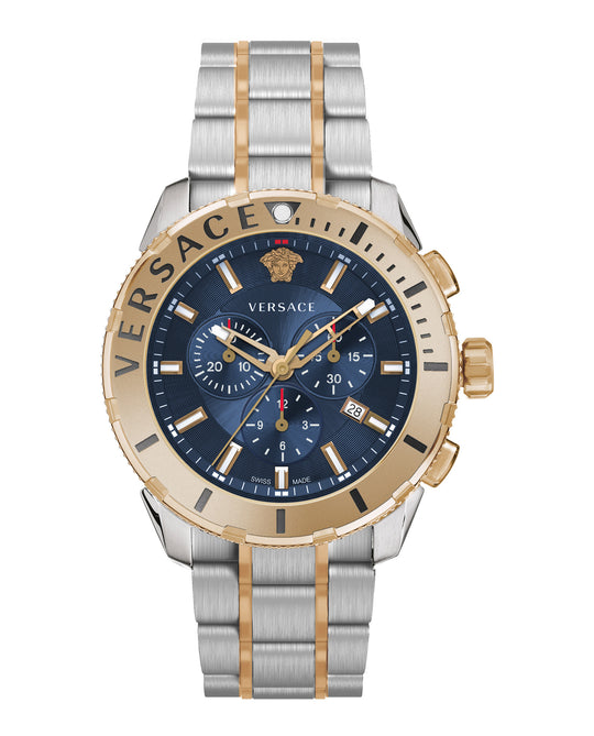 Casual Chrono Steel Watch