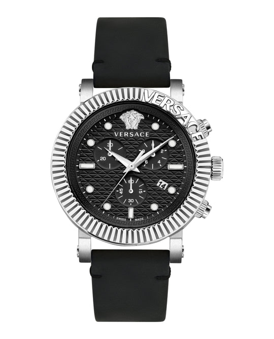 V-Chrono Classic Leather Watch