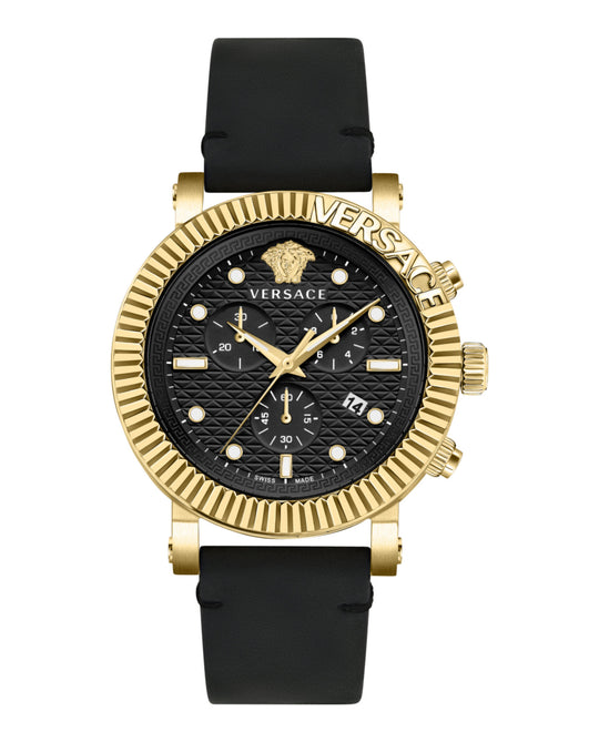 V-Chrono Classic Leather Watch