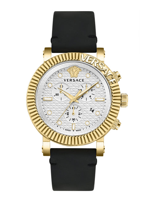 V-Chrono Classic Leather Watch